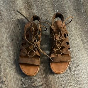 American Rag brown flat sandals size 5.5